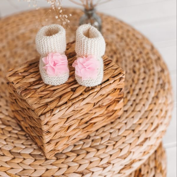 Natūralios vilnos tapukai su papuošimais