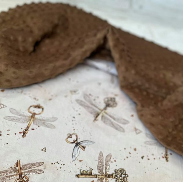 rudas minky pledukas Hario Poterio raktelis rudas minky pledukas Hario Poterio raktelis