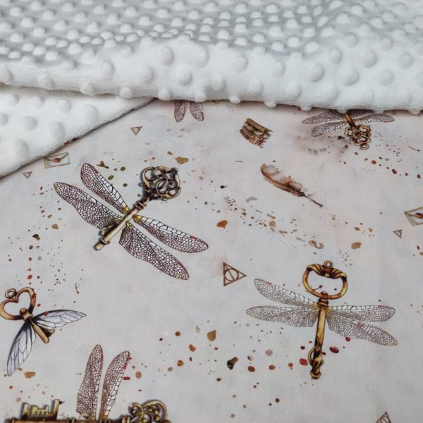 Balto minky pledukas "Hario Poterio raktelis" Balto minky pledukas "Hario Poterio raktelis"