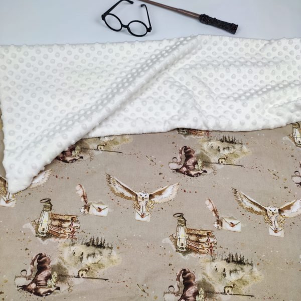 Minky pledukas "Hario Poterio raktelis", baltas