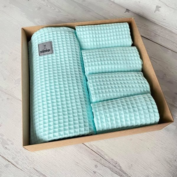 Rankšluostėlių rinkinukas, mėtinis