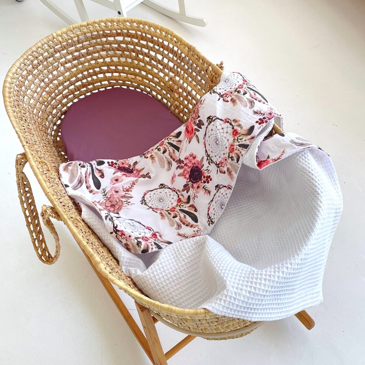 boho uzklotukas su vaflinuku