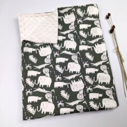 Pledukas baltos spalvos "Gyvūnai"