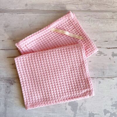 rožiniai rankšluostukai