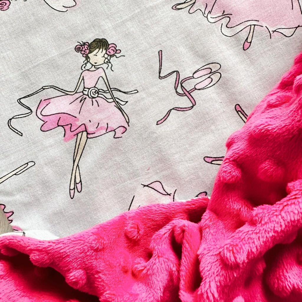 avietinis pledukas minky su balerinom avietinis pledukas minky su balerinom