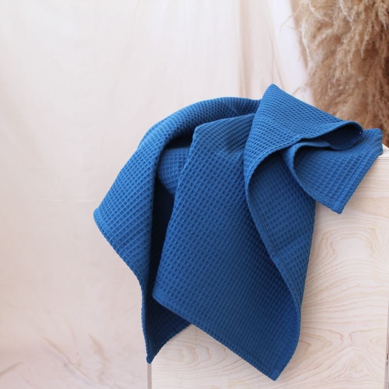 denim spalvos vaflinukas