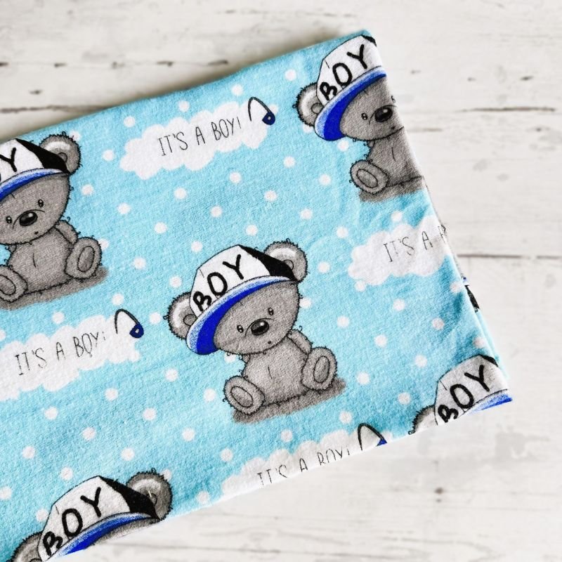 flanelės vystyklas It's a boy