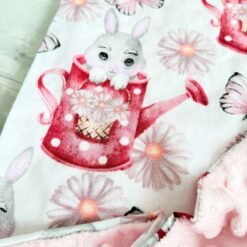 rozinis minky pledukas su zuikuciu