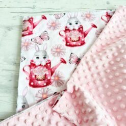 rozinis minky pledukas su zuikuciu