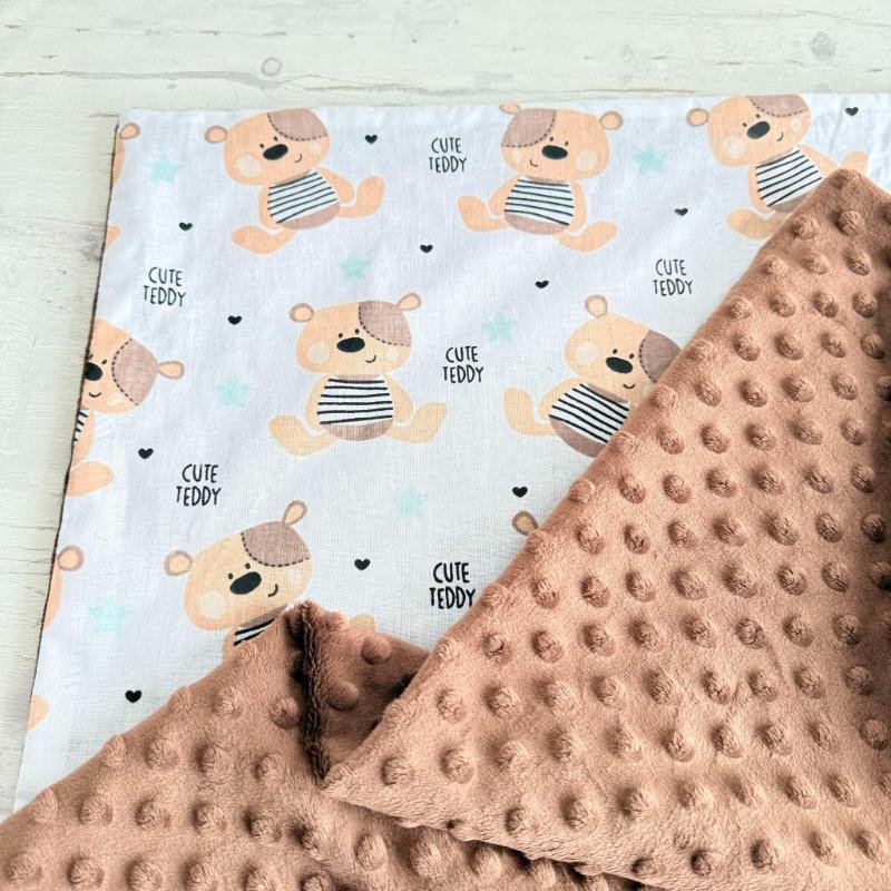 rudas minky pledas Cute Teddy rudas minky pledas Cute Teddy