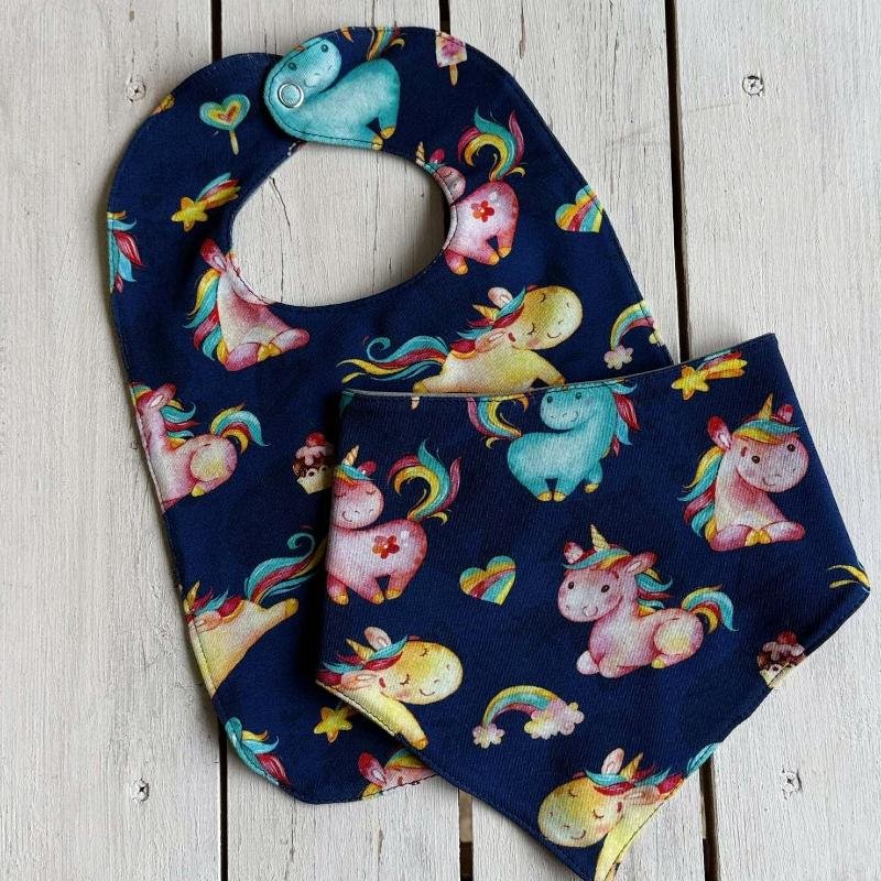 seilinuko ir kaklaskares rinkinukas Vienaragiai seilinukas