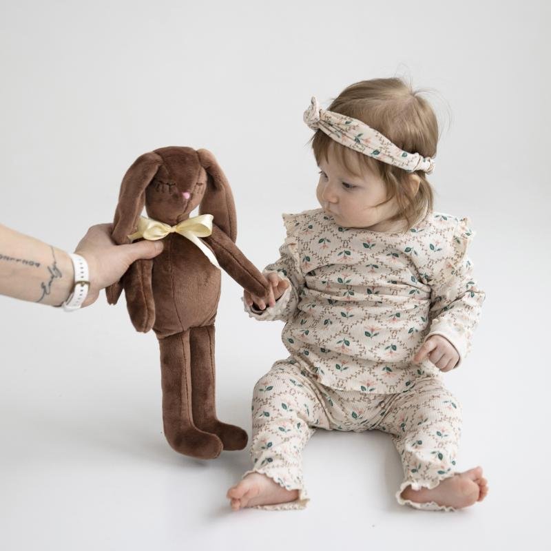 ranku darbo zuikis rudos spalvos ranku darbo zuikis