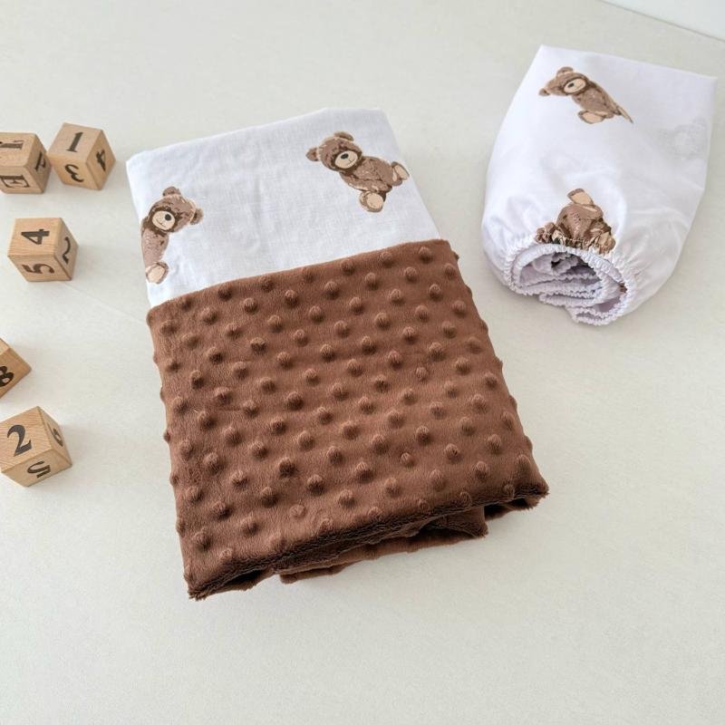 pleduko ir paklodeles koplektas paklodyte vezimeliui ir pleduko komplektas