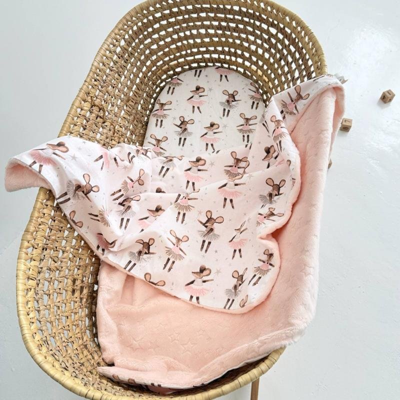 vezimelio paklode ir pledukas su pelytem paklodle su pelytem