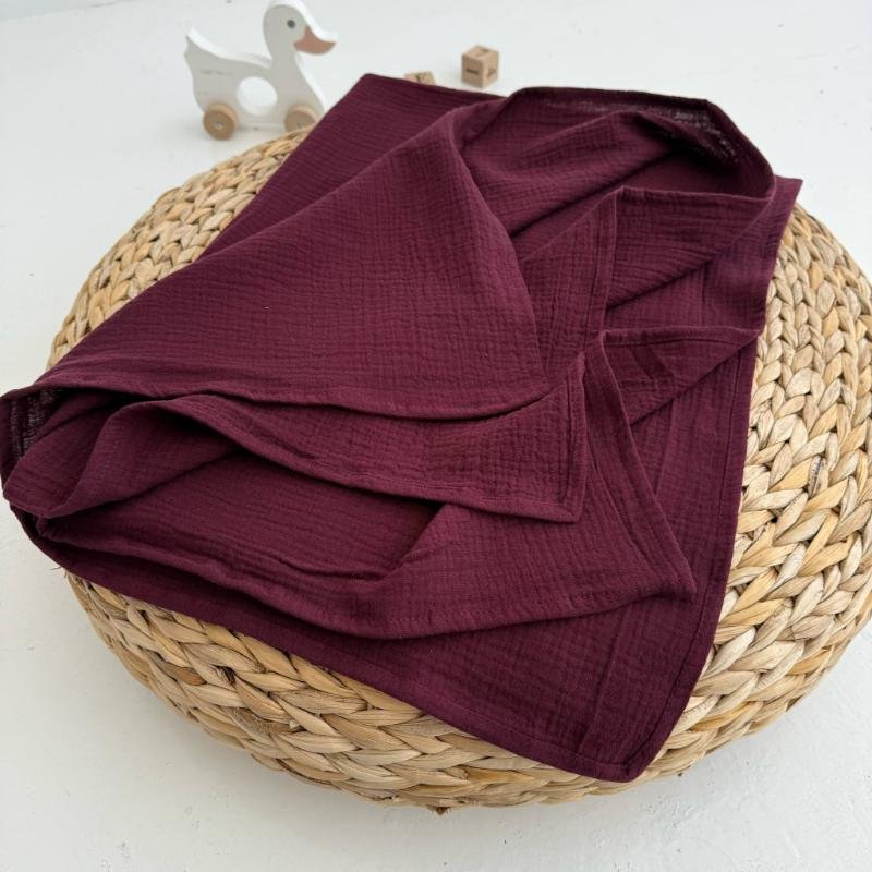 bordo muslino užklotukas bordo muslino užklotukas