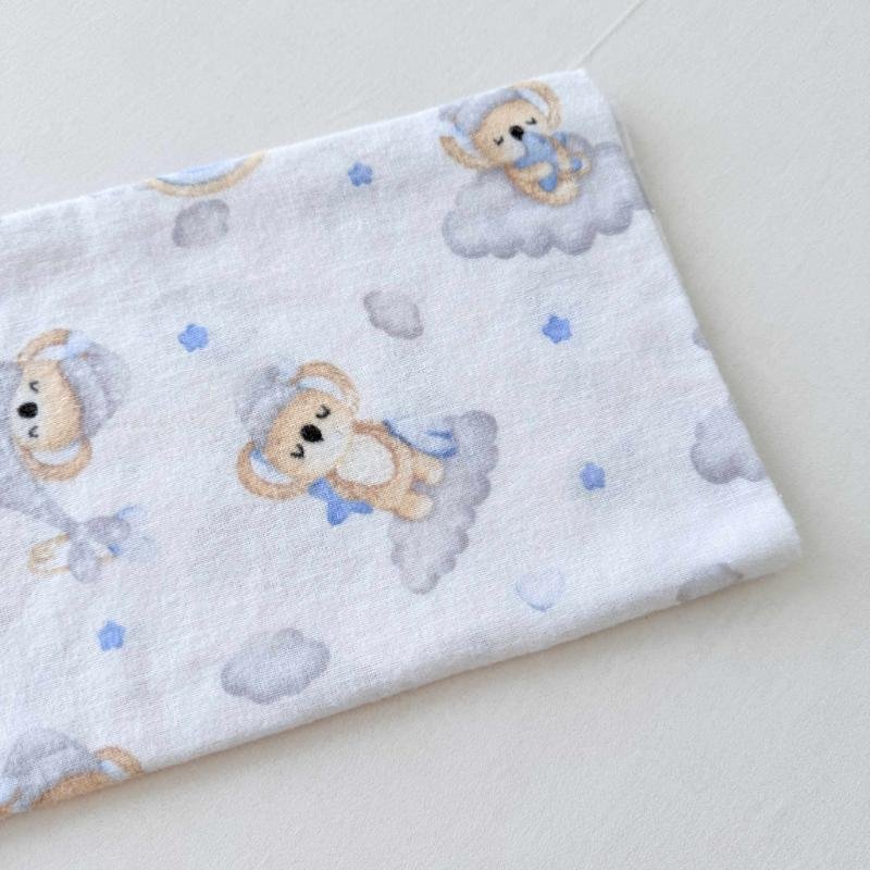 flanelės vystyklas Koalos mėlynos flanelės vystyklas Koalos mėlynos