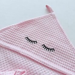 rozinis rankšluostis su gobtuvu