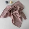 viengubas muslino užklotukas sepia roses spalvos