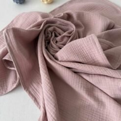 viengubas muslino užklotukas sepia roses spalvos