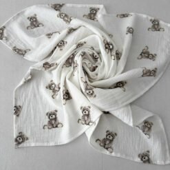 muslino užklotukas su meškiukais