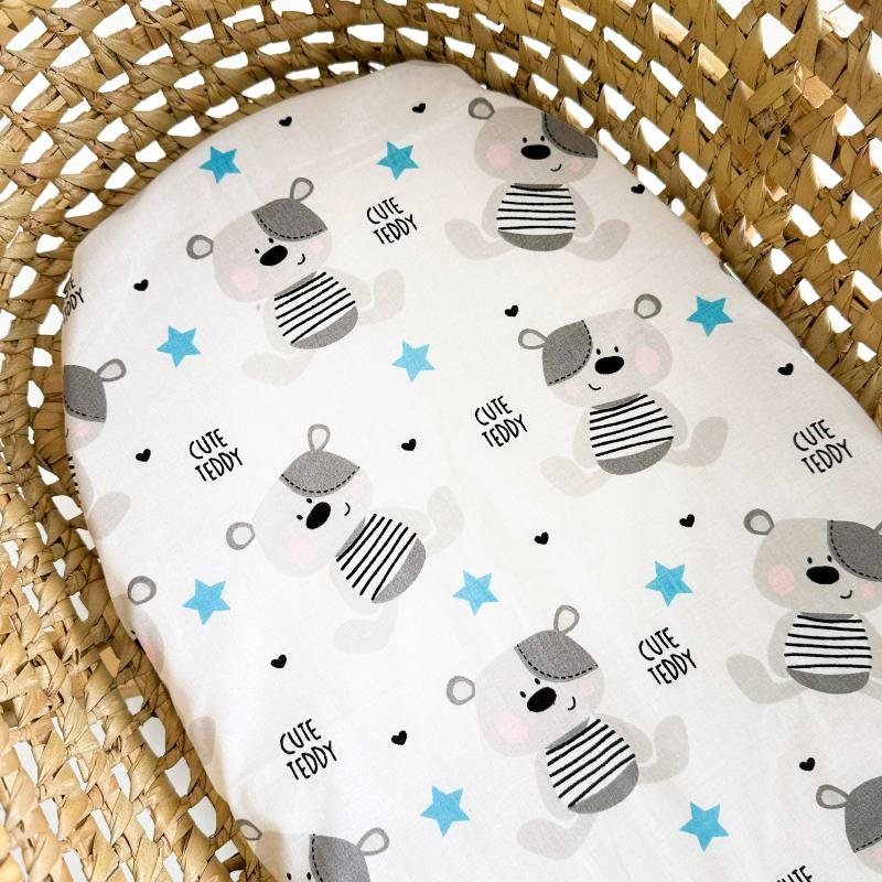 paklodelė Cute Teddy blue paklodelė Cute Teddy blue