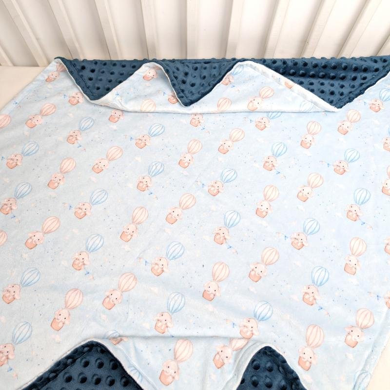 dvigubo minky pledukas drambliukas oro balione dvigubo minky pledukas su drambliukais