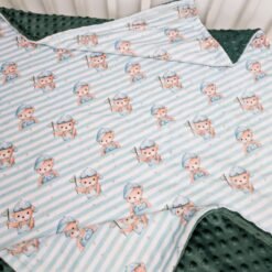 dvigubo minky pledukas su meškučiu (2)