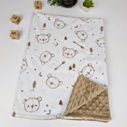 dvigubo minky pledukas teddy sv rudas