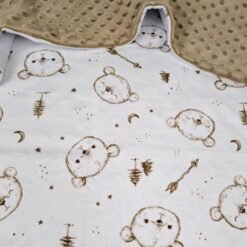 dvigubo minky pledukas teddy sv rudas