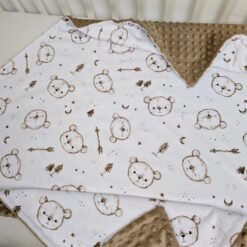 dvigubo minky pledukas teddy sv rudas