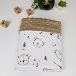 dvigubo minky pledukas teddy sv rudas