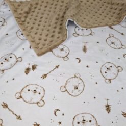 dvigubo minky pledukas teddy sv rudas