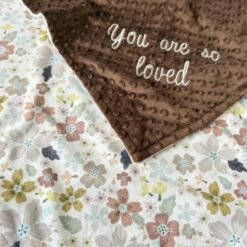 dvigubo minky pledukas su rudom gelem