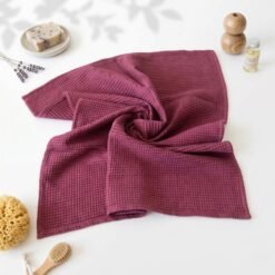 bordo vaflinuko ranksluos uzklotukas