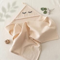 ranksluostis su gobtuvu vaniles spalvos