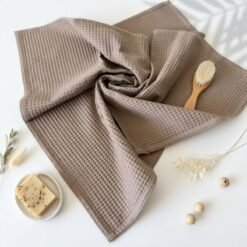 rudas vaflinuko rankšluostis uzklotukas